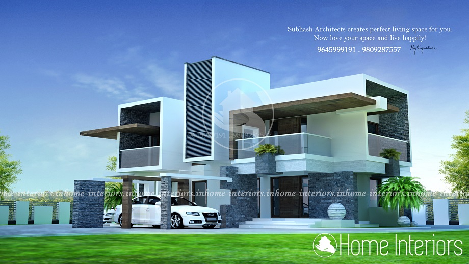 2400 Square Feet Double Floor 4BHK Budget Home Design
