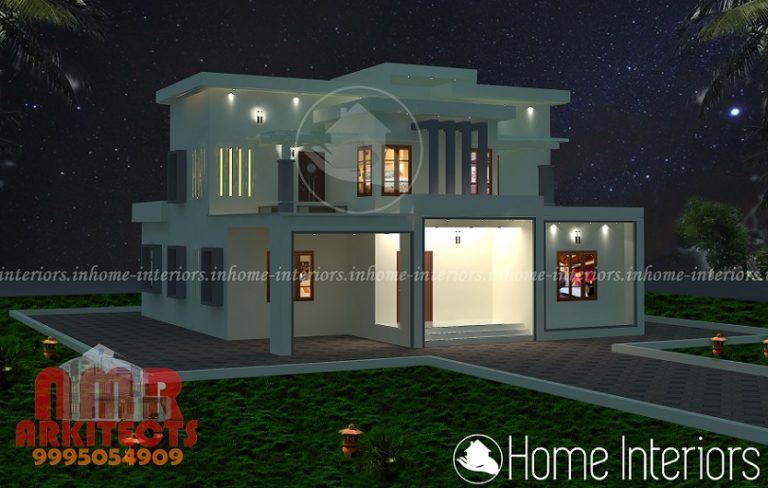 2711 Square Feet Double Floor Contemporary Home Design
