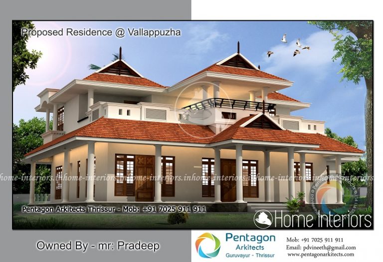 2877 Square Feet Double Floor Contemporary Home Design