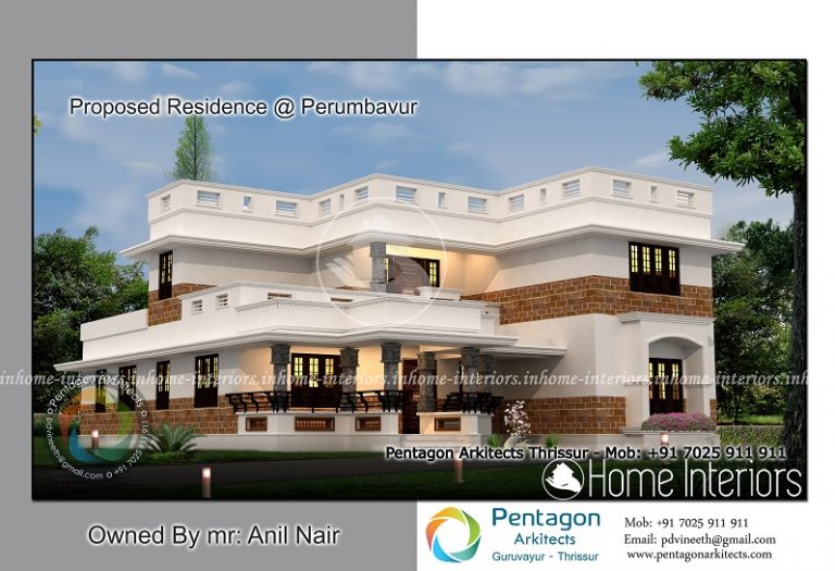 2900 Square Feet Double Floor Contemporary Home Design