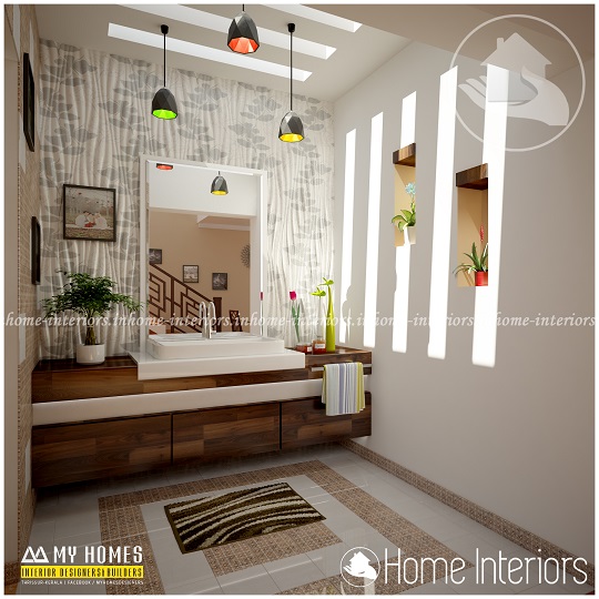 Fascinating Contemporary Budget Home Wash Room Interior Design