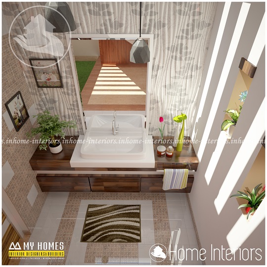 Fascinating Contemporary Budget Home Wash Room Interior Design