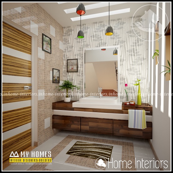 Fascinating Contemporary Budget Home Wash Room Interior Design