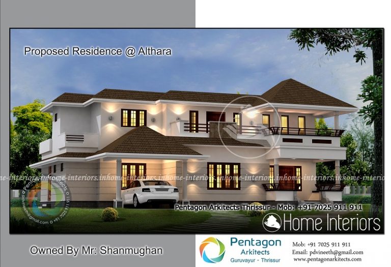 2679 Square Feet Double Floor Traditional Home Design