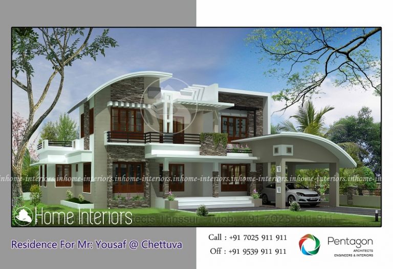 2933 Square Feet Double Floor Contemporary Home Design