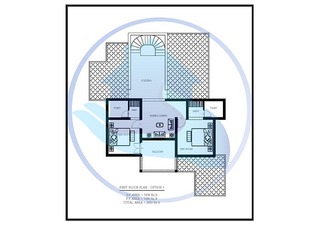 2933 Square Feet Double Floor Contemporary Home Design