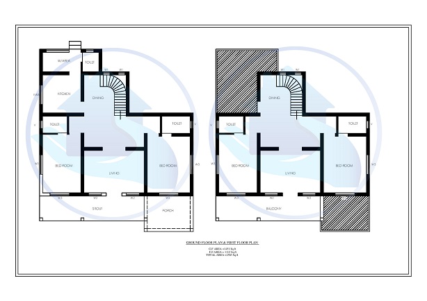 2563 Square Feet Double Floor Contemporary Home Design