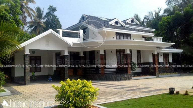2883 Square Feet Double Floor Contemporary Home Design