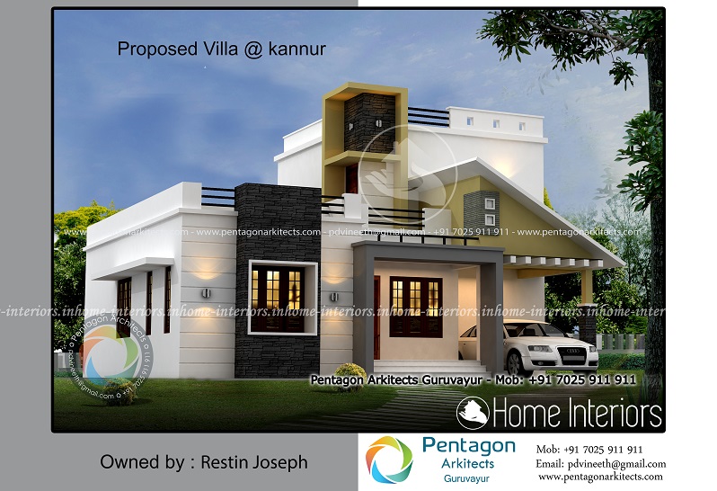 1596 Square Feet Double Contemporary Home Design