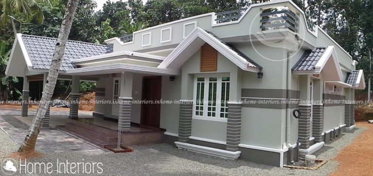1727 Square Feet Single Floor Contemporary Home Design