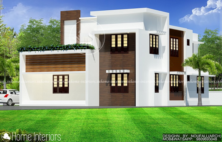 2000 Square Feet Double Floor 4 BHK Contemporary Home Design