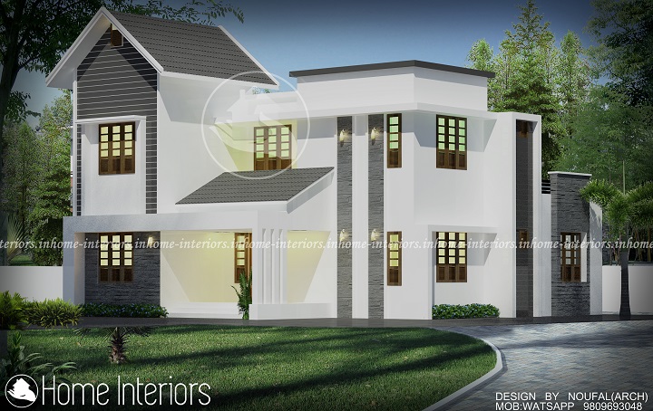 1940 Square Feet Double Floor Contemporary Home Design