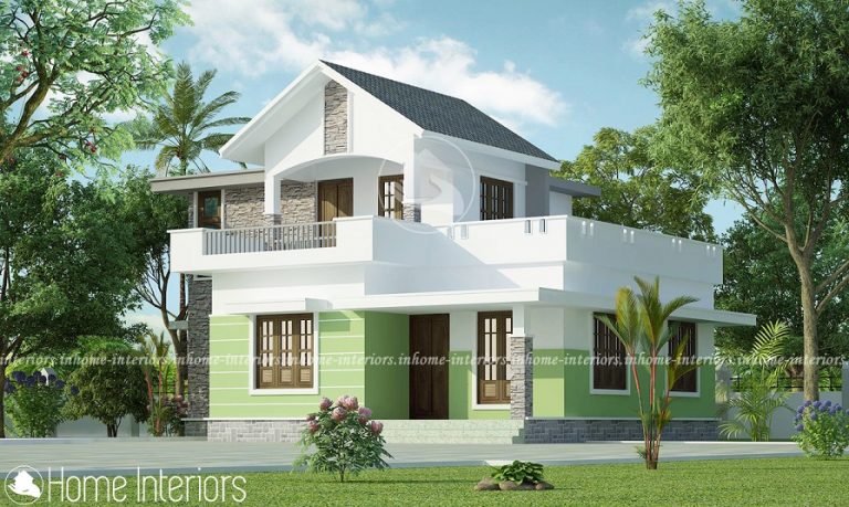1161 Square Feet Double Floor Contemporary Home Design