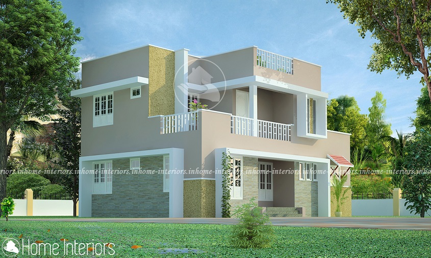 1512 Square Feet Double Floor Contemporary Home Design