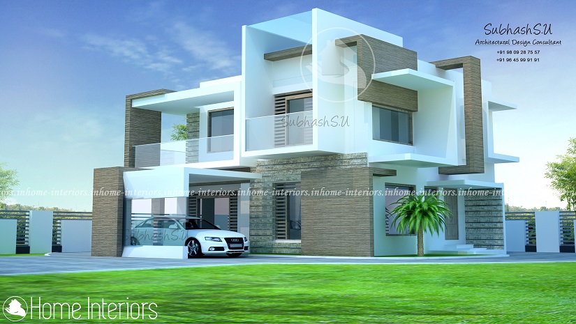 2000 Sq Ft Double Floored Contemporary Home Design