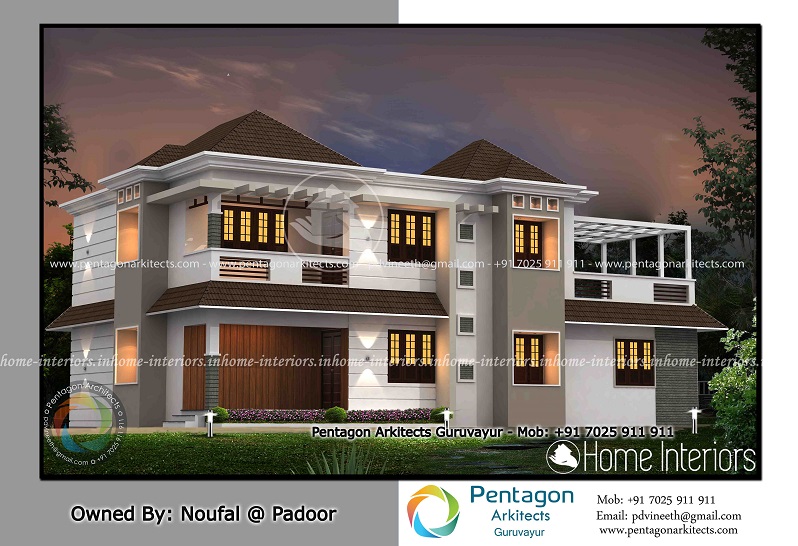 2622 Square Feet Double Floor Contemporary Home Design