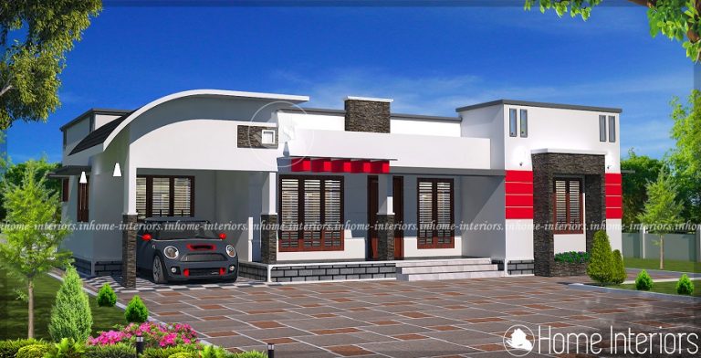 1400 Square Feet Single Floor 3 BHK Modern Home Design
