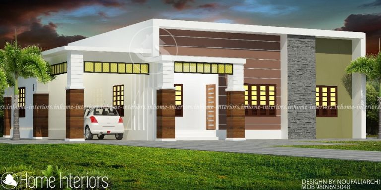 1400 Square Feet Single Floor Modern Renovation Home Design