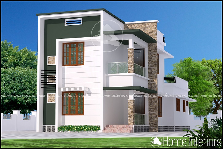 1533 Square Feet Double Floor Contemporary Home Design