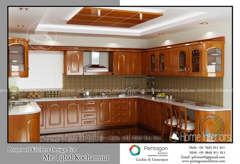 Excellent Contemporary Home Modular Kitchen Interior