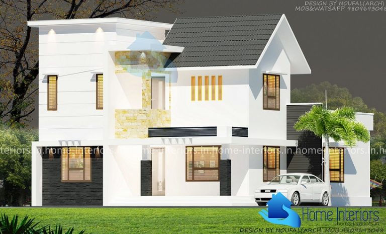 1400 Square Feet Double Floor Low Cost Budget Home Design