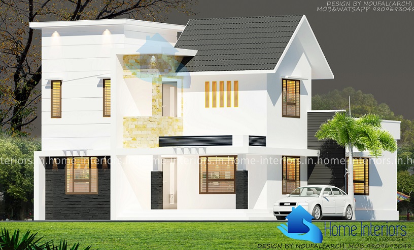 1400 Square Feet Double Floor Low Cost Budget Home Design