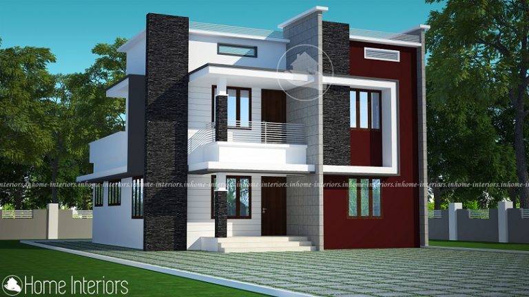 1519 Square Feet Double Floor Contemporary Home Design