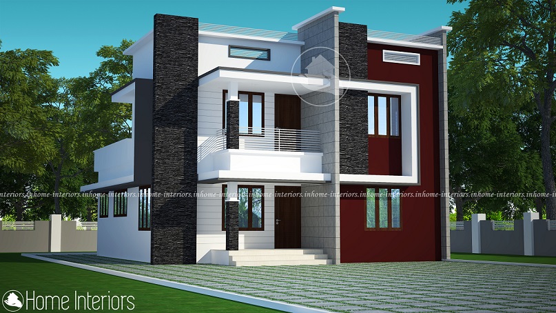 1519 Square Feet Double Floor Contemporary Home Design