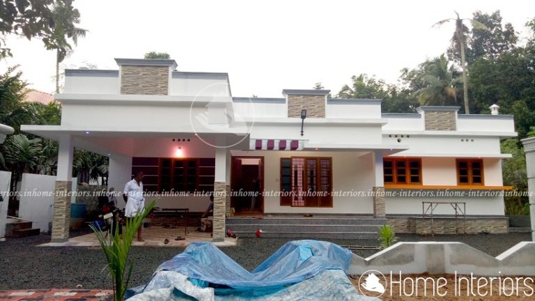 1600 Square Feet Single Floor 3 BHK Modern Home Design