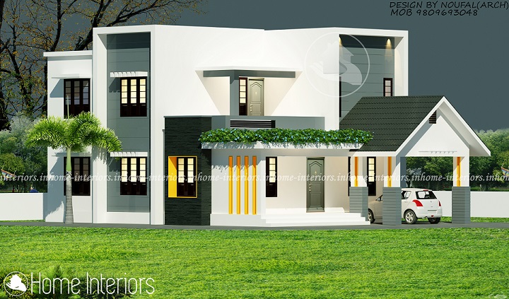 2000 Square Feet 4 BHK Contemporary Home Design