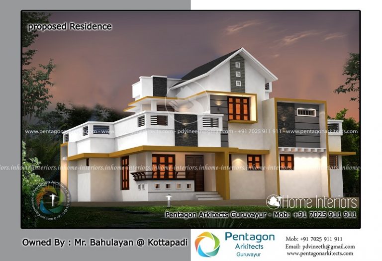 1904 Square Feet Double Floor Contemporary Home Design