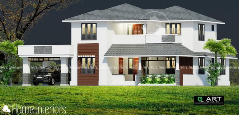 2500 Square Feet Double Floor Renovation Home Design