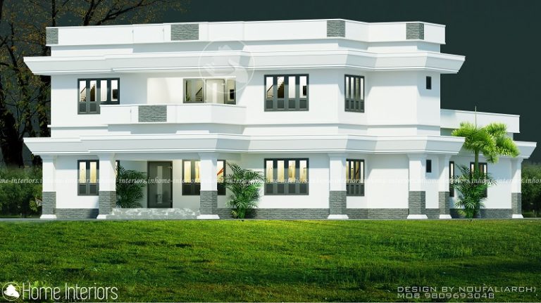 3000 Square Feet Double Floor Contemporary Home Designs