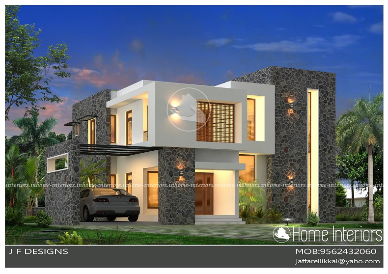 2338 Square Feet Double Floor Contemporary Home Design