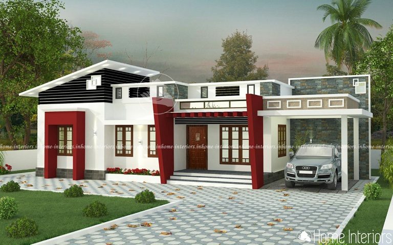 1400 Square Feet Single Floor Contemporary Home Designs
