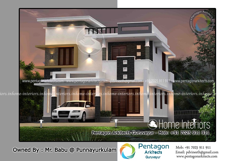 1933 Square Feet Double Floor Contemporary Home Design