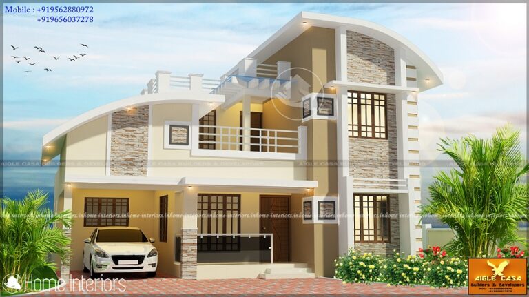 1901 Square Feet Double Floor Contemporary Home Design
