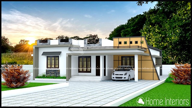 1700 Square Feet Single Floor Contemporary Home Designs