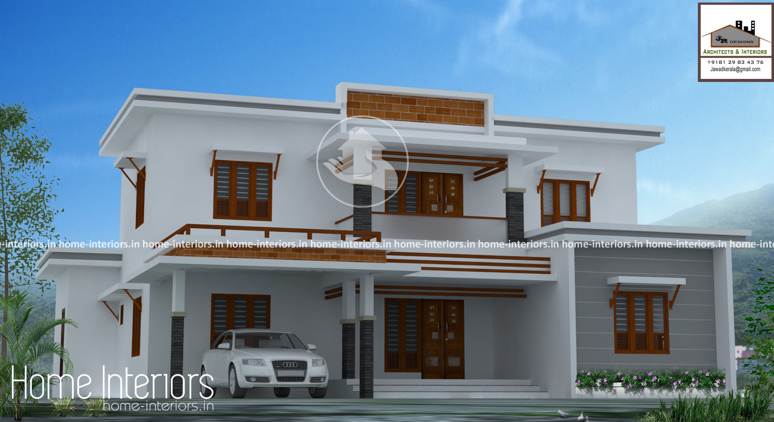 2698 Square Feet Modern Contemporary Home Design