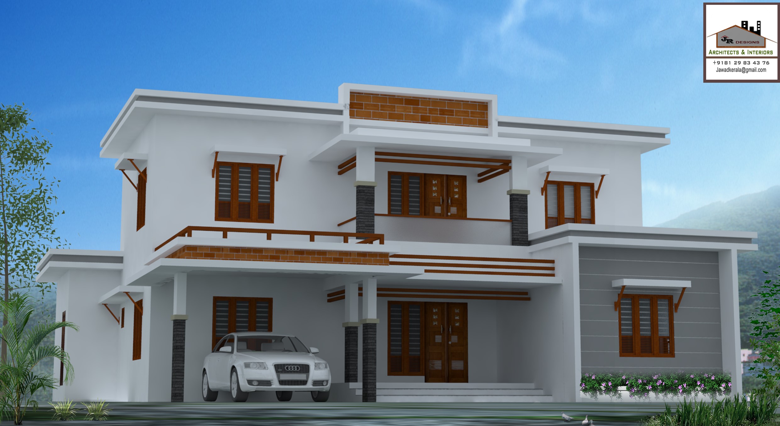 2698 Square Feet Modern Contemporary Home Design