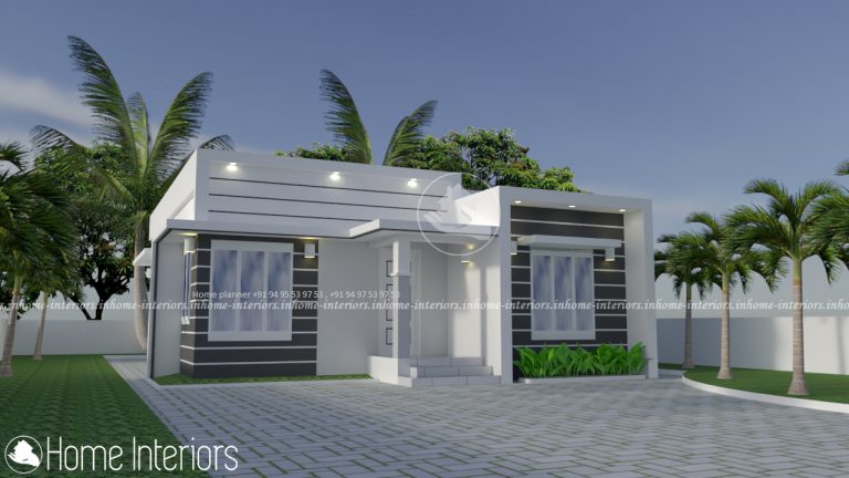 Amazing Low Cost 3 BHK Single Floor Home Design