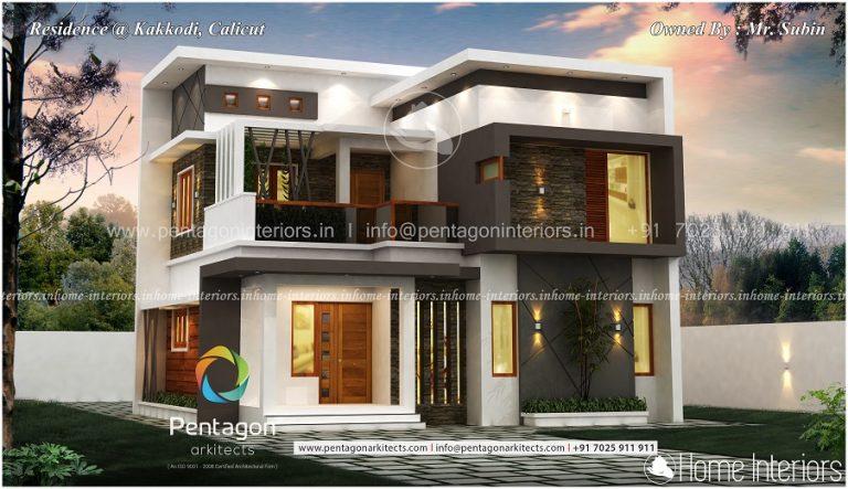 1901 Square Feet Double Floor Home Design