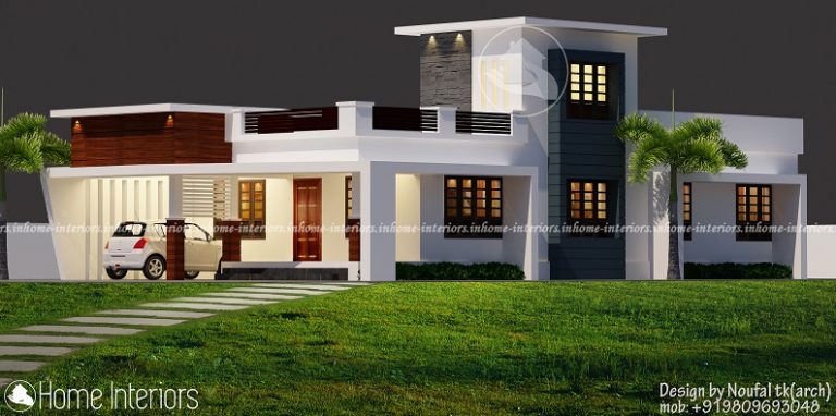 1400 Square Feet Single Floor Contemporary Home Design