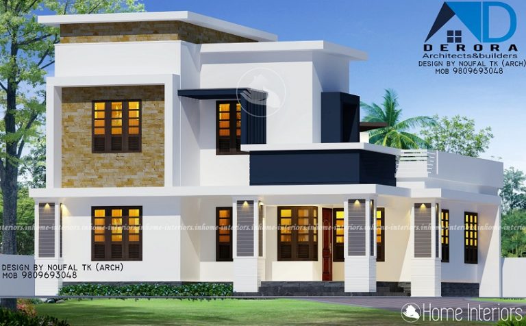 1500 Square Feet Double Floor Contemporary Home Design