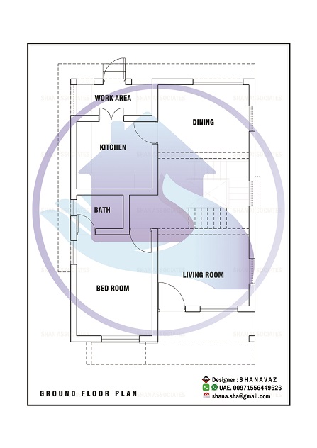 1657 Square Feet Double Floor Contemporary Home Design