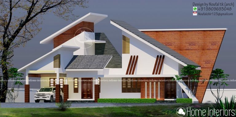 1400 Square Feet Single Floor Contemporary Home Design