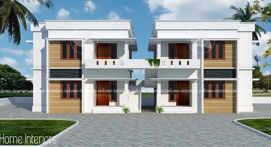 3200 Square Feet Double Floor Apartment Home Design