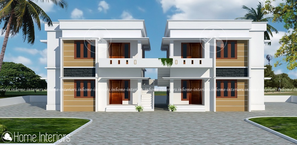 3200 Square Feet Double Floor Apartment Home Design