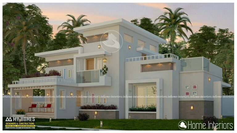1850 Square Feet Double Floor Contemporary Home Design