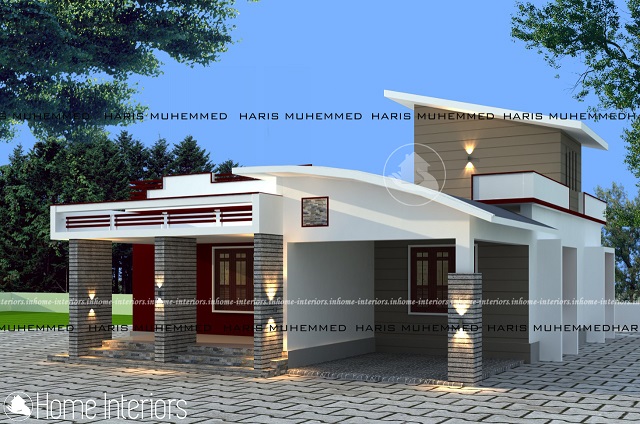 1100 Square Feet Single Floor Contemporary Home Designs